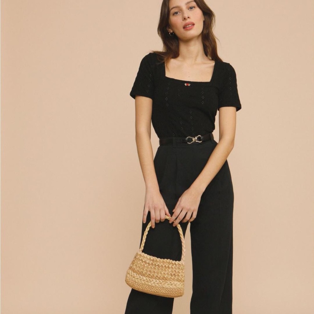 Rouje top embroidered